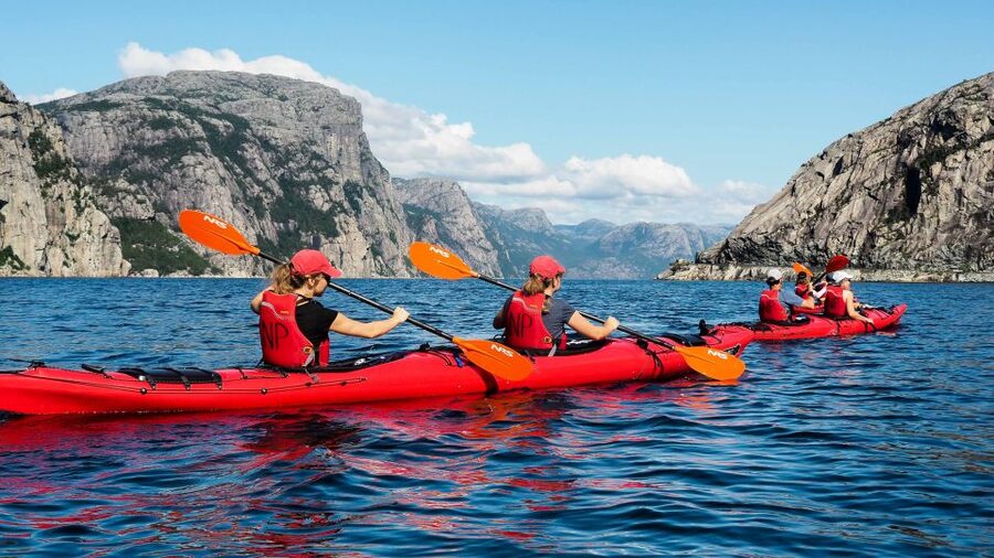Stavanger: Guided Kayaking in Lysefjord - Starting near Dørvika Beach