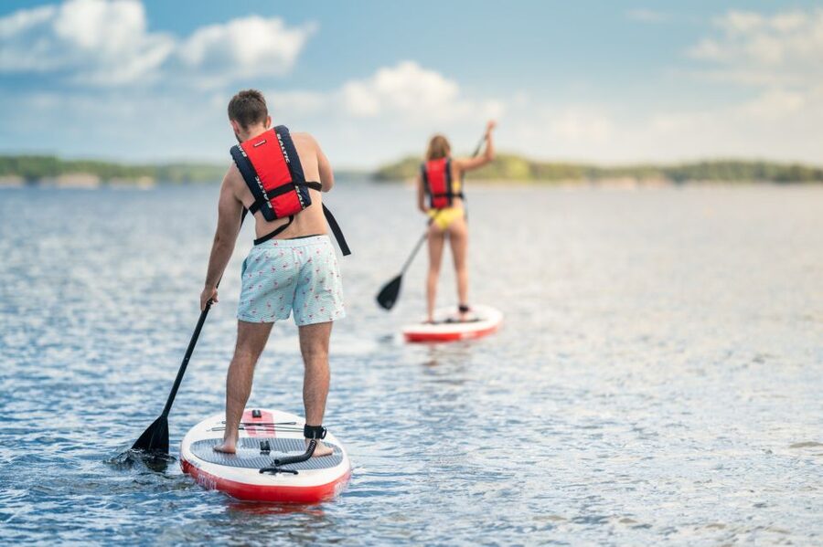 Stockholm: City Highlights Self-Guided SUP Tour - Starting on green Långholmen