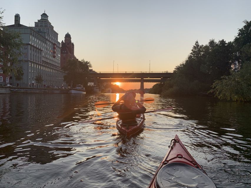 Stockholm: Sunset Kayak Tour in the City + Swedish Fika - Meeting at Rålis Kayak on Kungsholmen