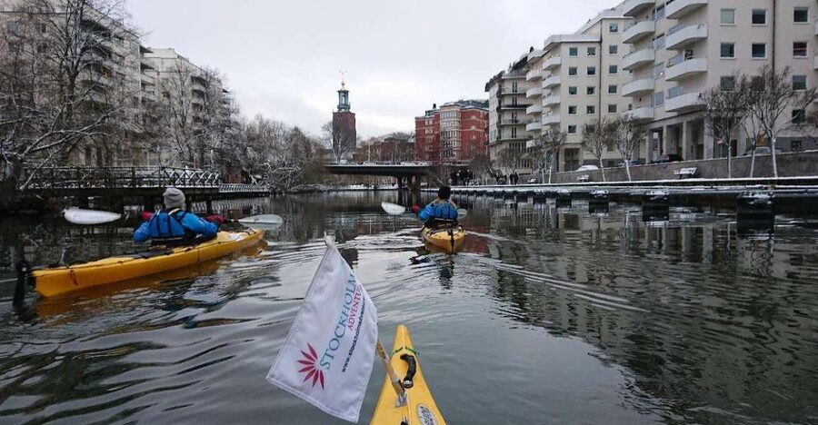 Stockholm: Winter City Kayaking Tour - The First Strokes Through Central Stockholm
