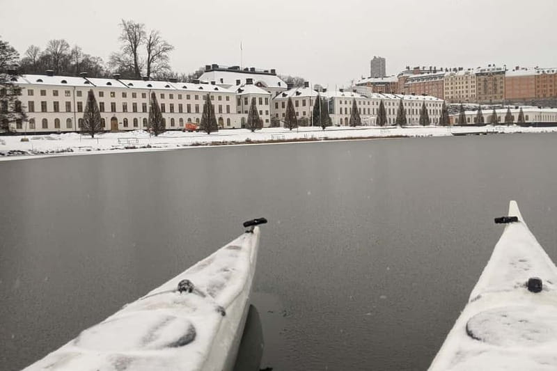 Stockholm: Winter Kayaking Tour through the City Centre - What you see from the kayak