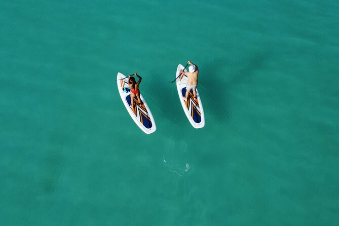 Sunrise on Paddleboard with breakfast in the lagoon of 7 colors - Paddleboarding as the lagoon wakes up