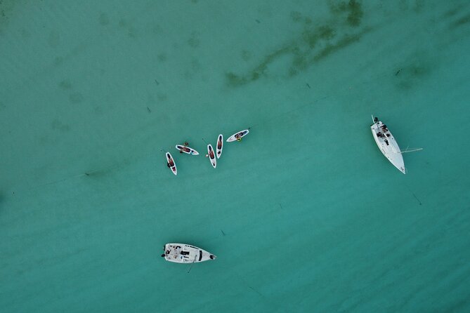 Sunrise on Paddleboard with breakfast in the lagoon of 7 colors - Breakfast tastes better on the water