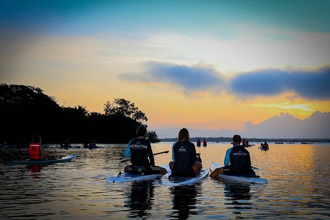Sunrise Paddle Quest: Embrace the Dawn on Bacalar's Waters - Black Cenote and the sunrise stop