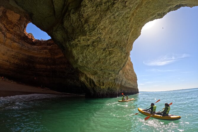 Sunrise Small Group Kayak Experience in BENAGIL Cave & 4K Photos - Marinha’s arches and more sinkholes