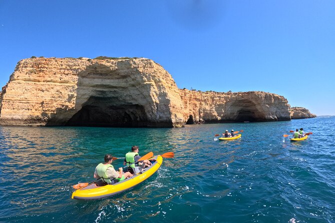 Sunrise Small Group Kayak Experience in BENAGIL Cave & 4K Photos - Hidden caves on the way to Benagil