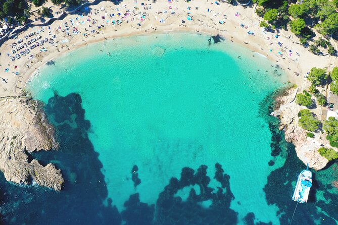 Sunset Beach Hopping Cruise, Cala Comte and Cala Bassa, SUP and snorkelling - Cala Bassa brings clear water and a proper swim