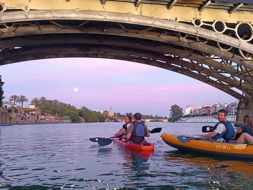 Sunset Kayak: Historic Seville, Triana and La Cartuja - Key points at a glance