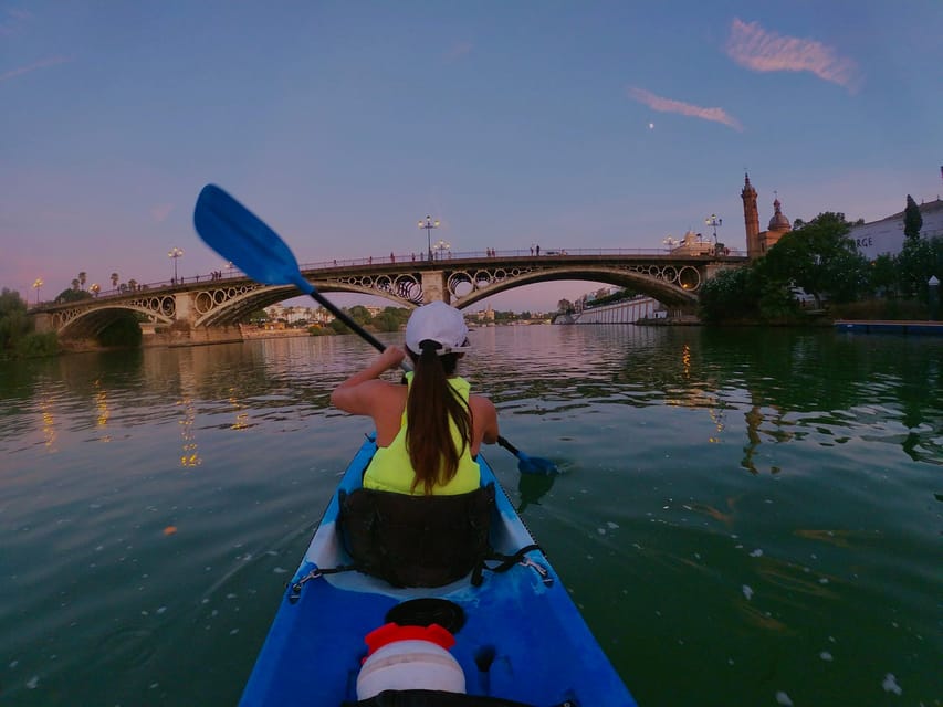 Sunset Kayak: Historic Seville, Triana and La Cartuja - Starting at Antiguas Almonas