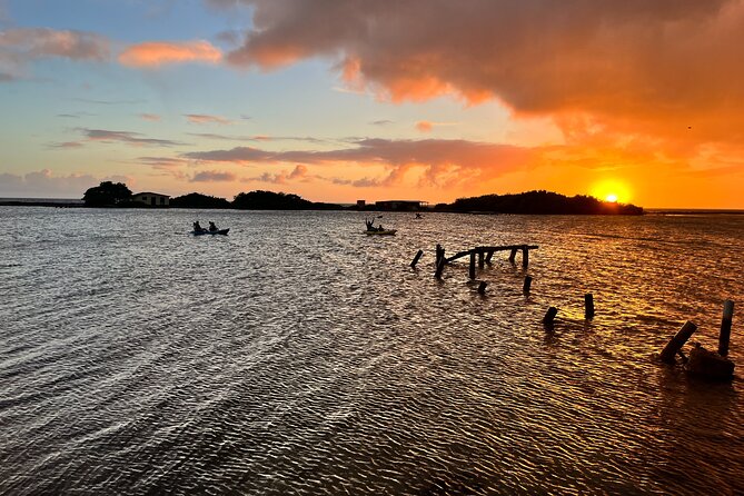 Sunset Sea Glass Island Kayak Tour - The sunset setting and the real pace of the tour