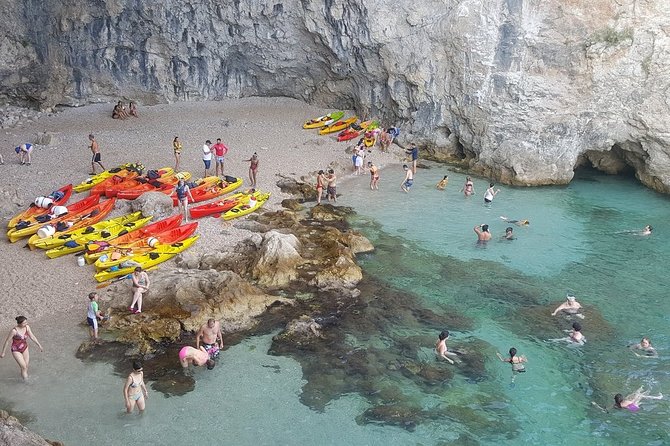Sunset Sea Kayaking and Wine Dubrovnik - Lokrum Island, cave time, and swimming stops