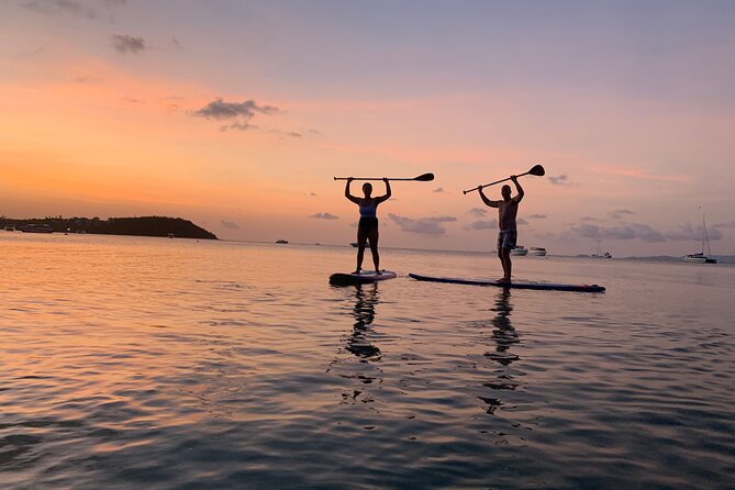 Sunset Stand Up Paddleboard (SUP) Tour in Koh Samui - The 5:00 p.m. start and the evening route