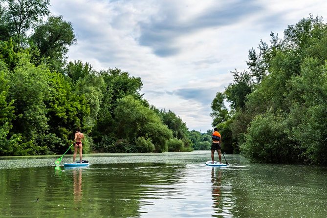 SUP Budapest: Sunset tour - Sunset views of Margaret Island, Parliament, and the bridges
