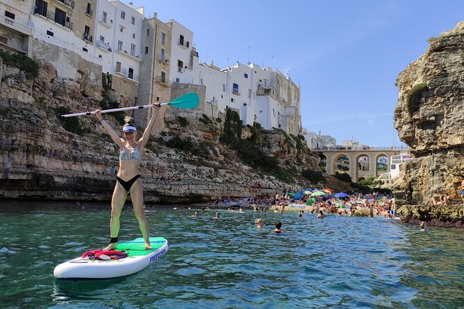 SUP Excursion in Polignano a Mare - Following the cliffs along the coast