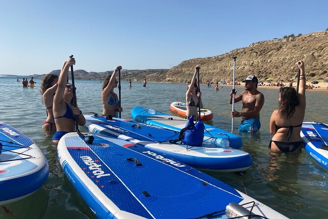 SUP Paddleboard Tour : From Cala Manbrù to Torre Salsa Reserve - The lesson, guide, and group pace