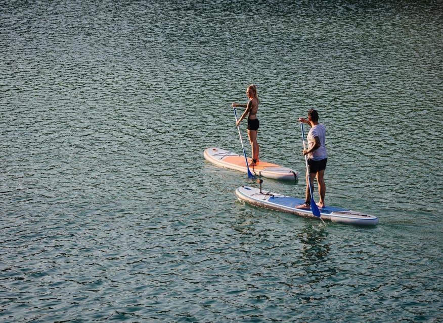 SUP Safari - Catamaran Cruise Dia Island & Gourmet Delights! - Snorkeling in Dia’s clear water