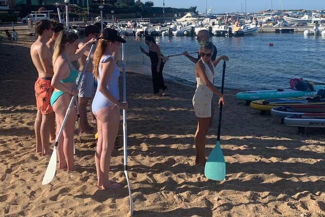 SUP Tour Experience Sunrise or Sunset breakfast or aperitif Olbia - Cala Moresca and the final coastal stretch