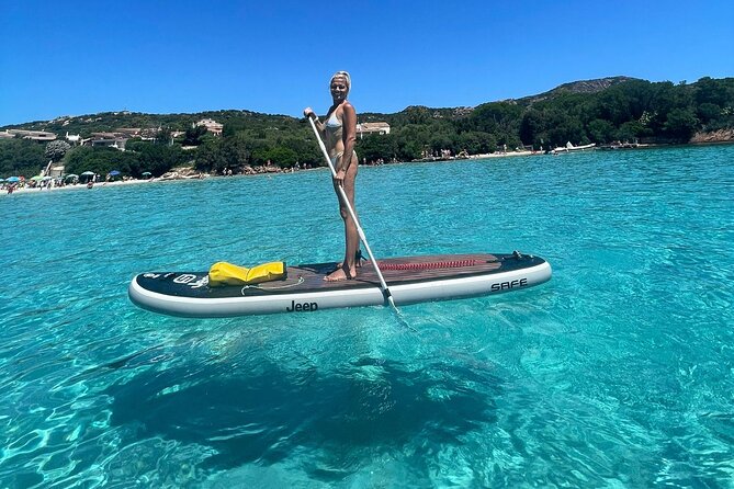 SUP Tour Experience Sunrise or Sunset breakfast or aperitif Olbia - Equipment, safety, and first-time comfort