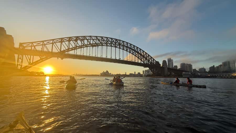 Sydney Sunrise Private Kayak – Opera House & Harbour Bridge - Launching into calm, sheltered water