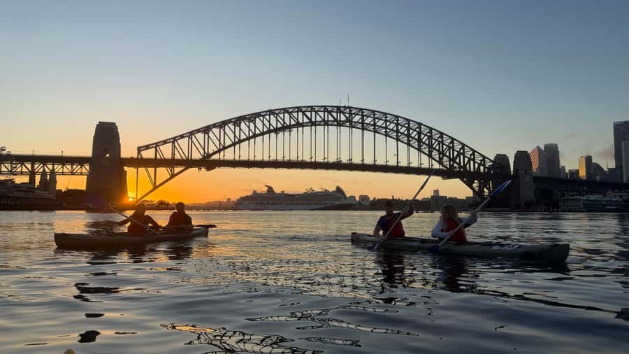 Sydney Sunrise Private Kayak – Opera House & Harbour Bridge - The Harbour Bridge from the water