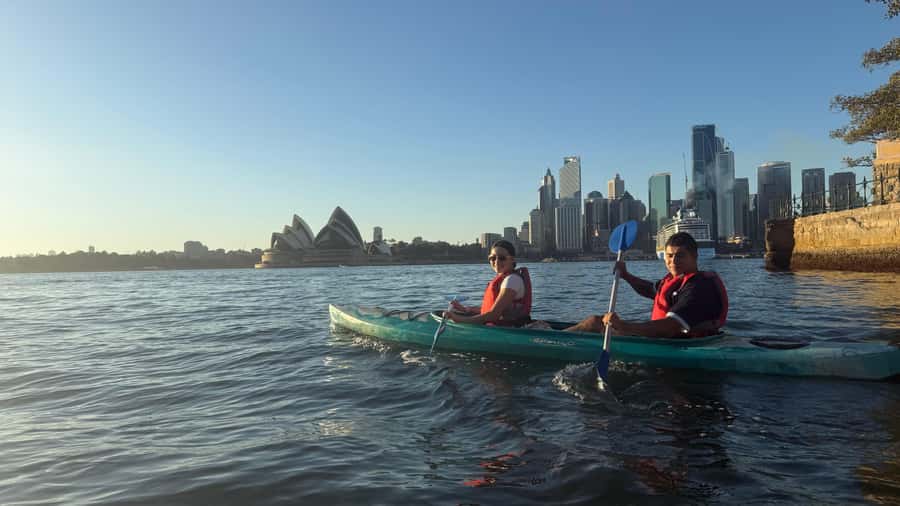 Sydney Sunrise Private Kayak – Opera House & Harbour Bridge - Checking in at Lavender Bay