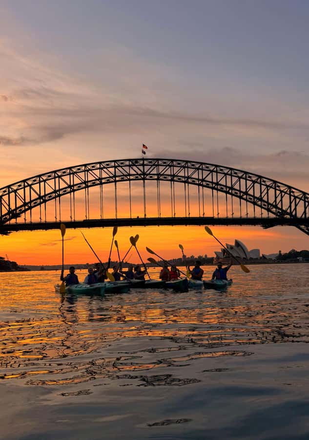 Sydney: Sunset Kayak Tour with Opera House Views - McMahons Point and the main sunset pause