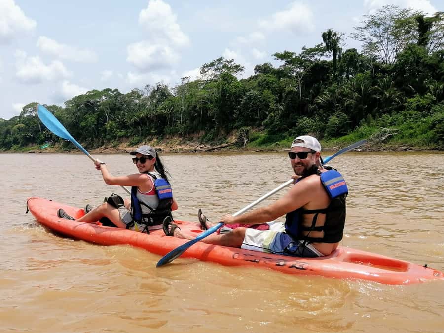 Tambopata: Zipline Adventure & Kayak to Monkey Island - The treetop route and hanging bridges