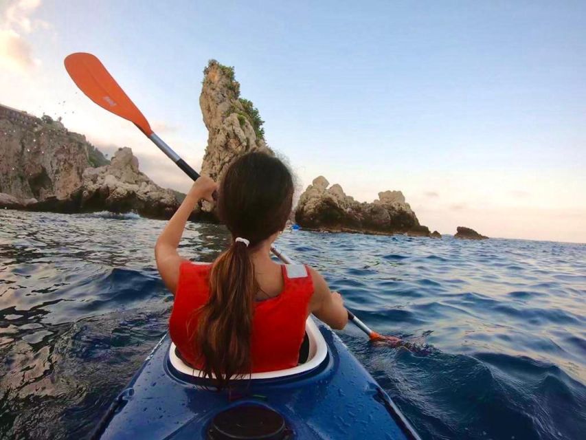 Taormina: Kayak Coastal Tour to Isola Bella and Blue Grotto - Key points to know before you book
