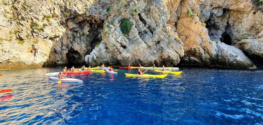 Taormina: Kayak Coastal Tour to Isola Bella and Blue Grotto - What the $60 price buys you