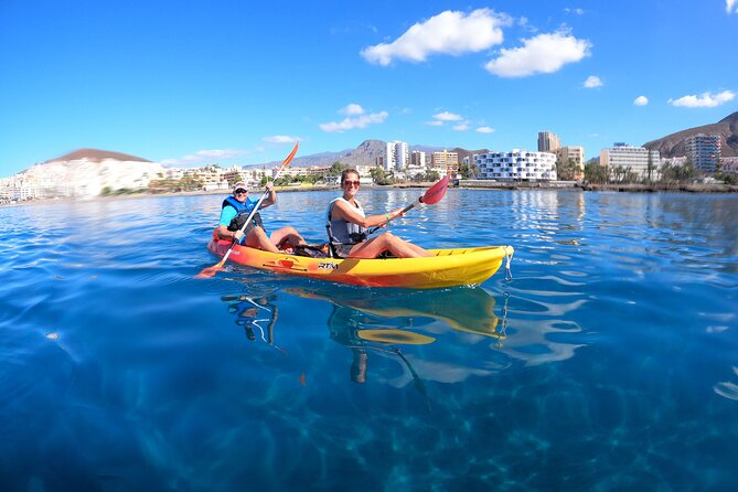 Tenerife: Kayak and snorkel with marine life safari - Snorkeling, swimming, and resting on the kayak