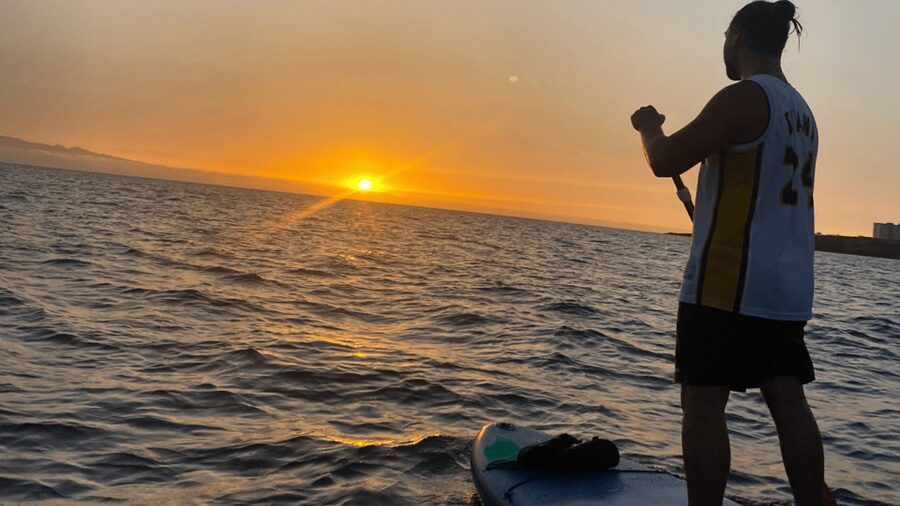 Tenerife: Sunset Stand-Up Paddleboarding Tour - Starting at La Caleta with a paddleboard