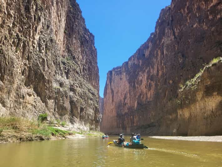 Terlingua: Rio Grande Full-Day Guided Raft/Kayak/Canoe Trip - The canyon setting and the international border