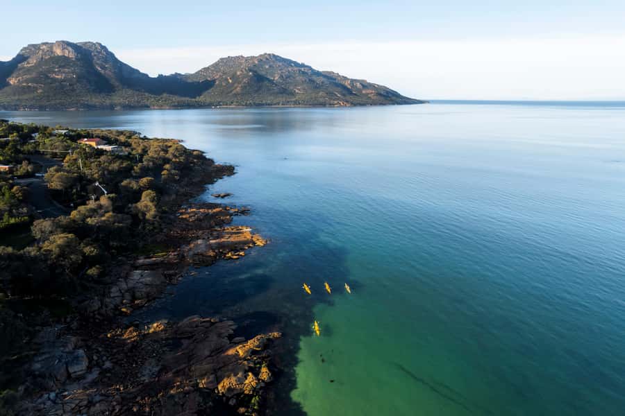 The Freycinet Paddle Kayak Tour - Granite, beaches, and water-level views