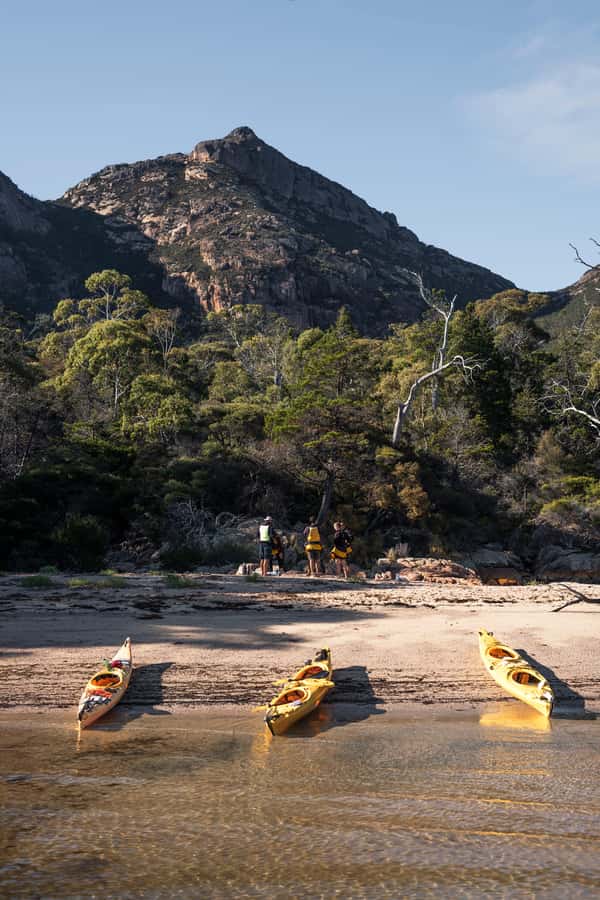 The Freycinet Paddle Kayak Tour - Starting at Muirs Beach in Coles Bay