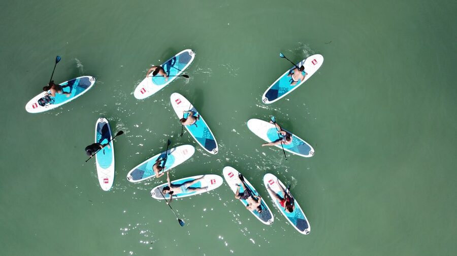 Tihany: SUP Course and Tour at Lake Balaton - The first hour: choosing the right SUP