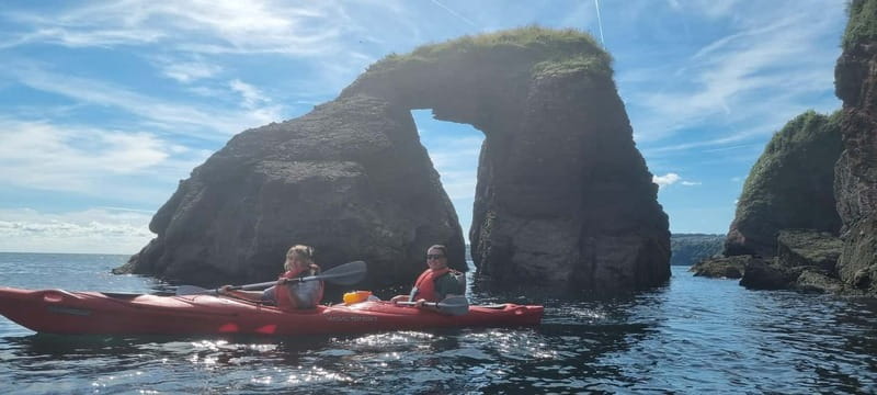 Torquay: Guided Wildlife, Bushcraft, Sea Cave Kayak Safari - A secluded beach with fossils and wild food