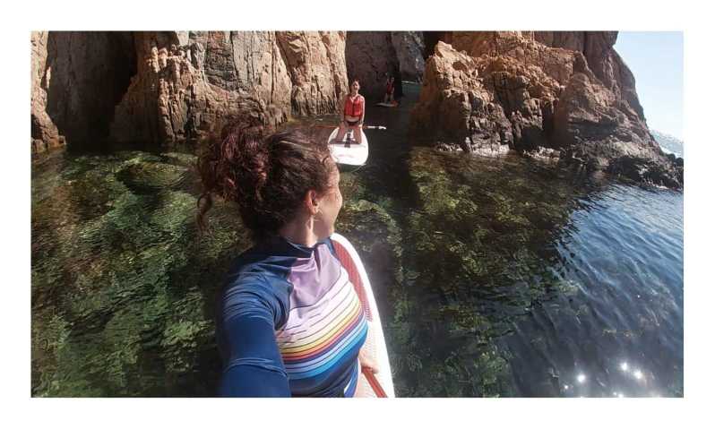 Tossa de Mar: Guided Route in Paddle Surfing&Coves and Caves - Why the coast looks best from Platja de la Mar Menuda