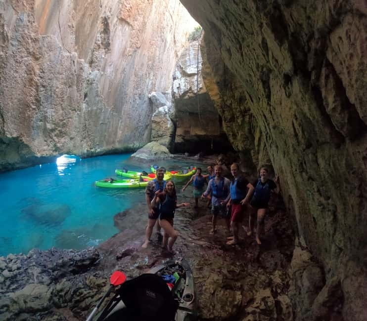 Tour kayak Moraira - Benitatxell (Cala Moraig) - Cala Llebeig, the most atmospheric stop