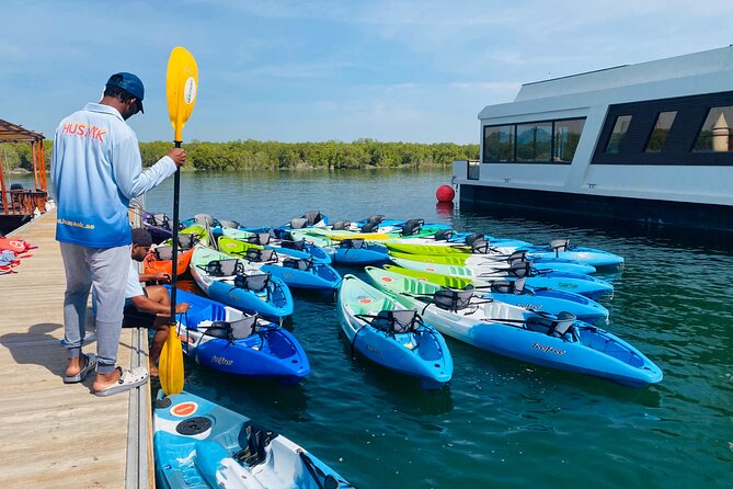 Two Hours Guided Kayaking Tour Reem Central Park Abu Dhabi - The 15-minute beach break