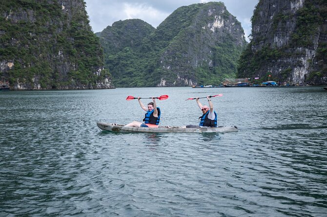Unique Halong Private Day Cruise - Fishing Village, Kayak - Who will enjoy this day most?