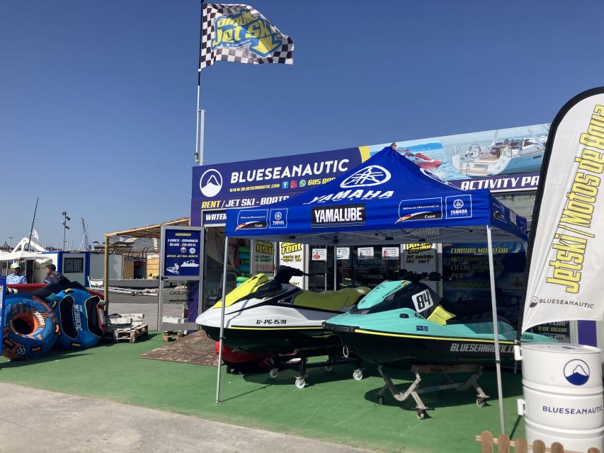 Valencia: Jet Ski Tour + Paddle Surf + Photos + Free drink - The first minutes on the water