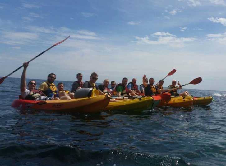 Valencia: Kayak Excursion - Paddling toward Malvarrosa Beach