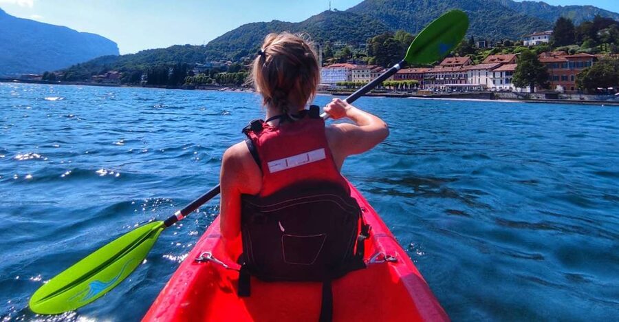 Valmadrera LC: Lake Como Kayak Rental with Aperitif - The view from water level