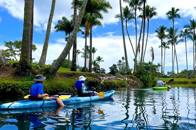 Wailoa River to King Kamehameha Statue Kayak Adventure - Under the dragon arches and toward Hilo Bay