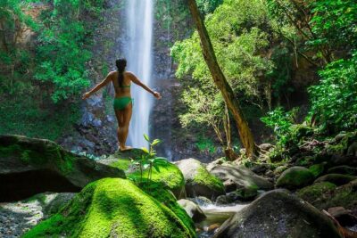 Wailua River Kayak and Sacred Falls Guided Hike with Lunch